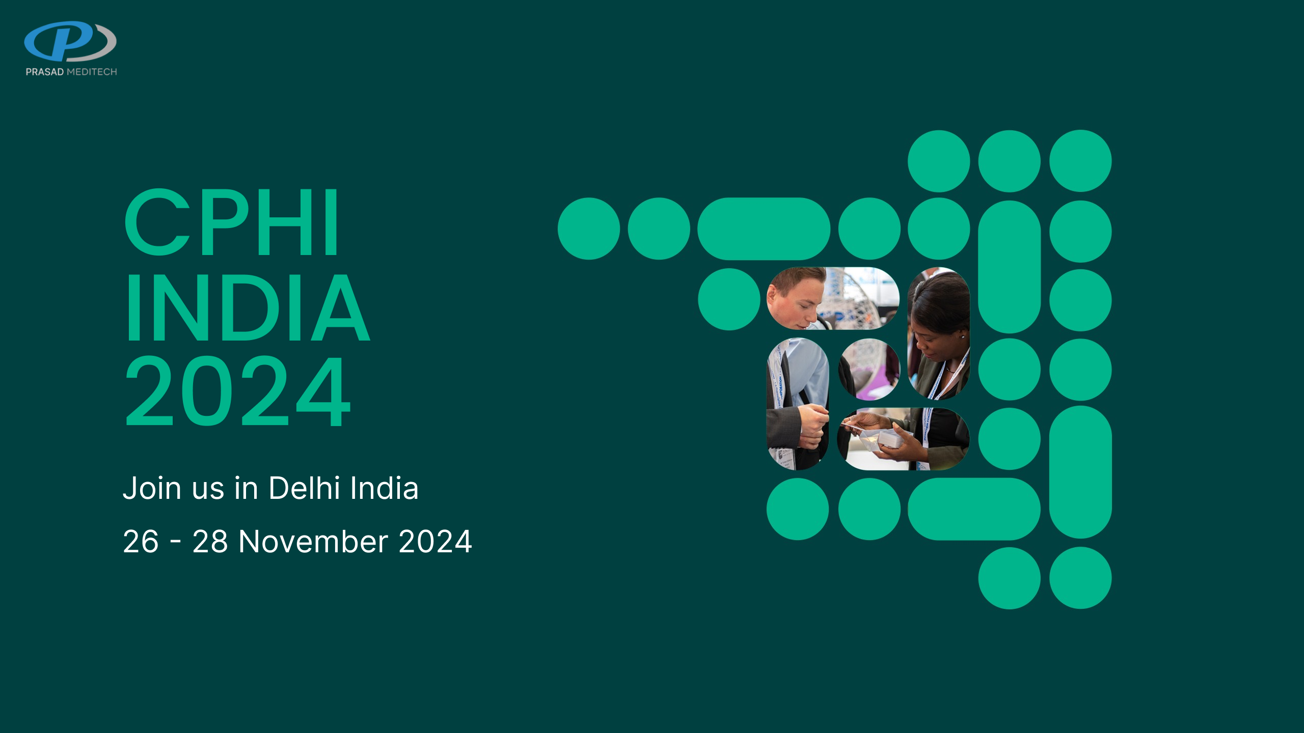 Prasad Meditech at CPHI India 2024: Join Us in Delhi!